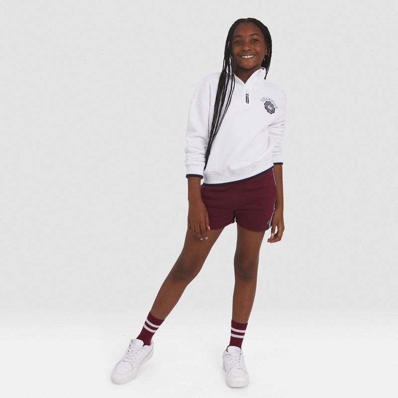 سويت شيرت صوف بسحاب ربع بوصة للفتيات من Champion