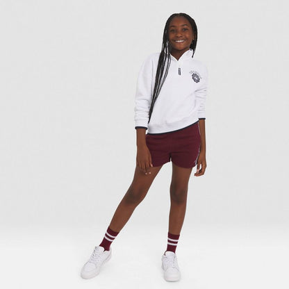 سويت شيرت صوف بسحاب ربع بوصة للفتيات من Champion