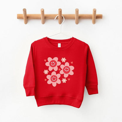 سويت شيرت جرافيكي ناعم للغاية بطبعة زهور الحب الهيبية من ذا جونيبر شوب