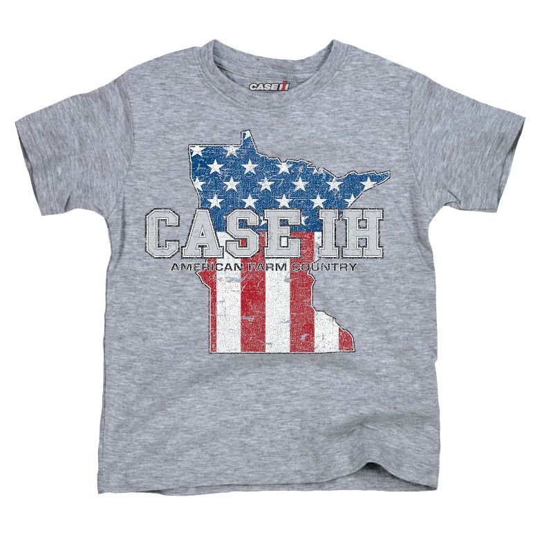 Boys' - Case IH - Country Patriotic MN Short Sleeve Graphic T-Shirt