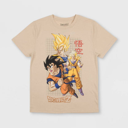 Boys' Dragon Ball Z Short Sleeve Graphic T-Shirt - Gray