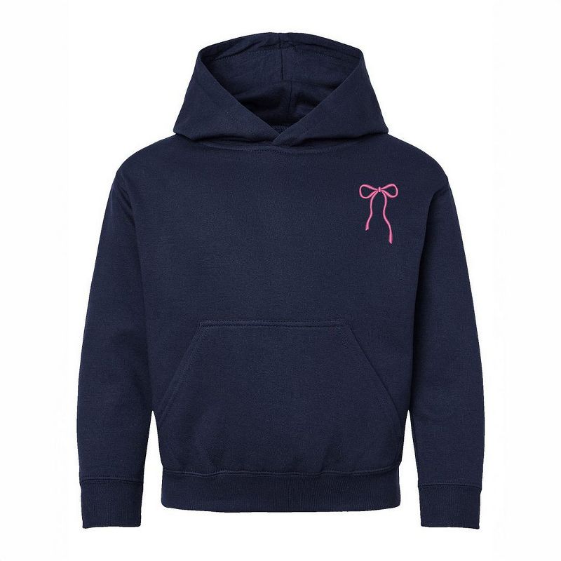 هودي جرافيكي للشباب بفيونكة رفيعة مطرزة من متجر جونيبر