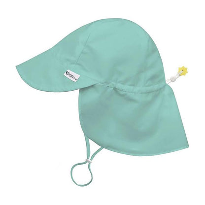 قبعة Green Sprouts Eco Flap للأطفال الصغار بعامل حماية من أشعة الشمس فوق البنفسجية 50+