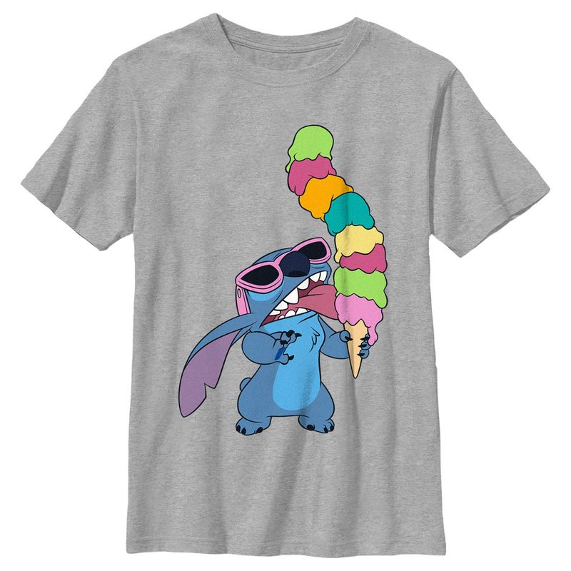 Boy's Lilo & Stitch Ice Cream Lover Stitch T-Shirt