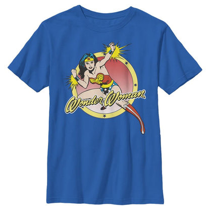 Boy's Wonder Woman Action Pose T-Shirt