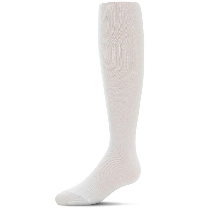 Memoi Solid Cotton Girls Sweater Tights