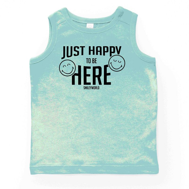 قميص بدون أكمام للشباب من The Juniper Shop SmileyWorld Just Happy To Be Here