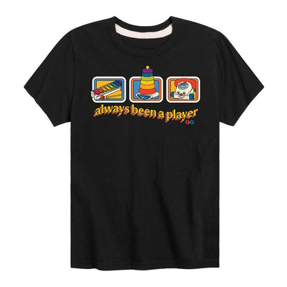 تي شيرت جرافيكي بأكمام قصيرة للأولاد من فيشر برايس - لاعب مدى الحياة