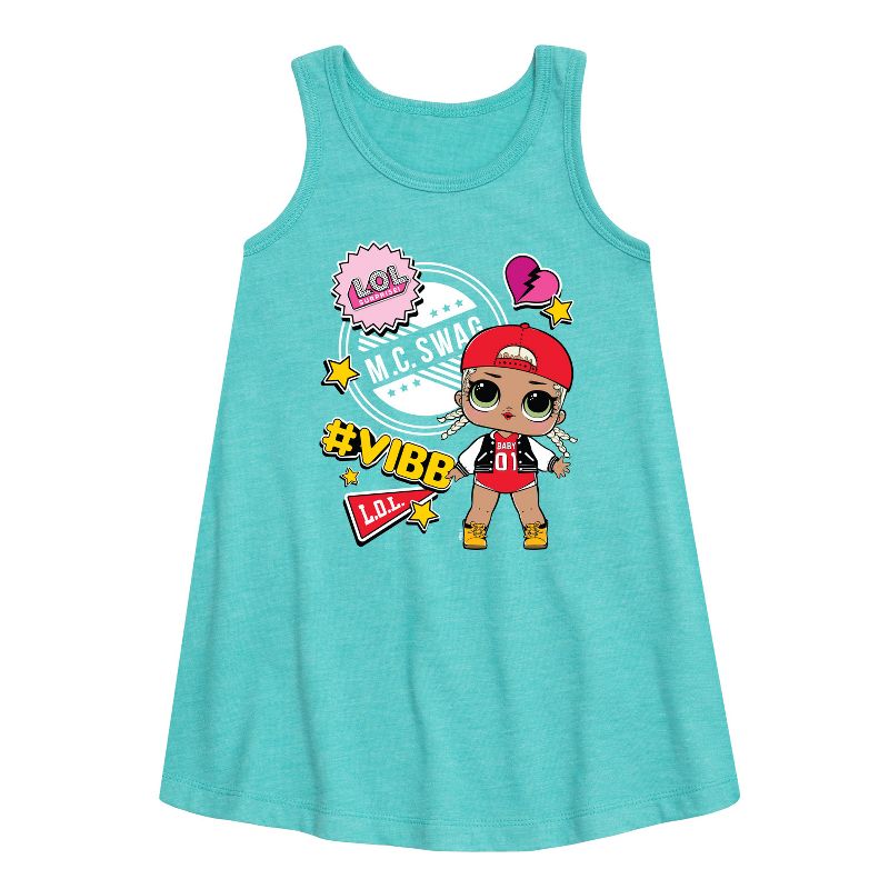 Girls' - LOL Surprise! - M.C. Swag Vibe Graphic Sleeveless Aline Dress
