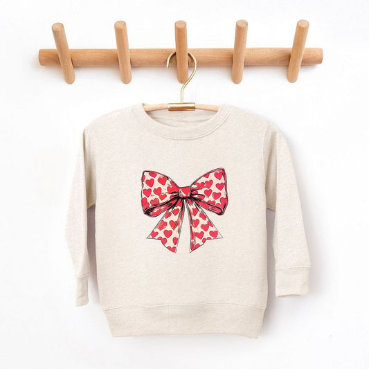 The Juniper Shop Coquette Hearts Youth Ultra-Soft Graphic Sweatshirt