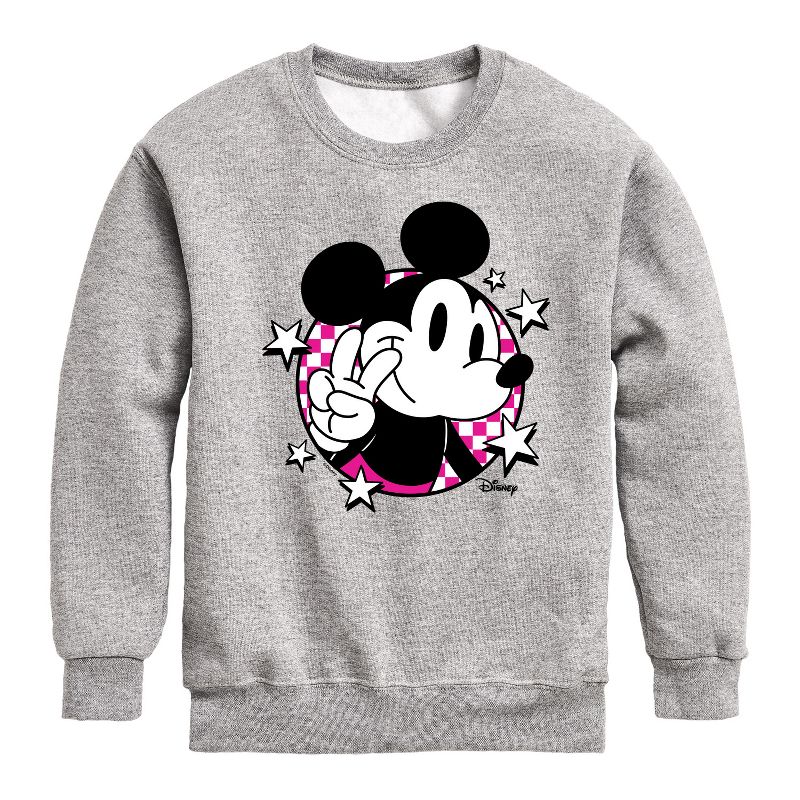 Boys' - Disney - Mickey & Friends Graphic Long Sleeve Fleece Sweatshirt