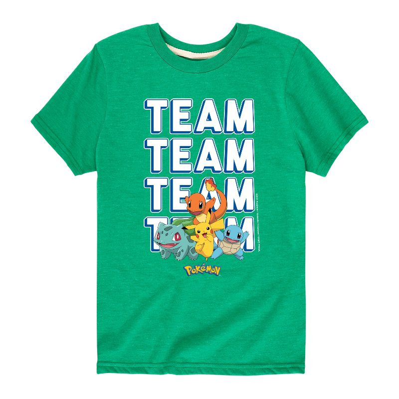 Boys' - Pokémon - Team Player Short Sleeve Graphic T-Shirt