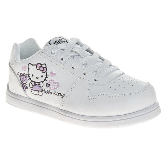 Hello Kitty Girls' Lace-Up Cute Fashion Sneakers