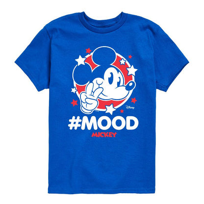 Boys' - Disney - Mickey Mouse Hashtag Mood Short Sleeve Graphic T-Shirt