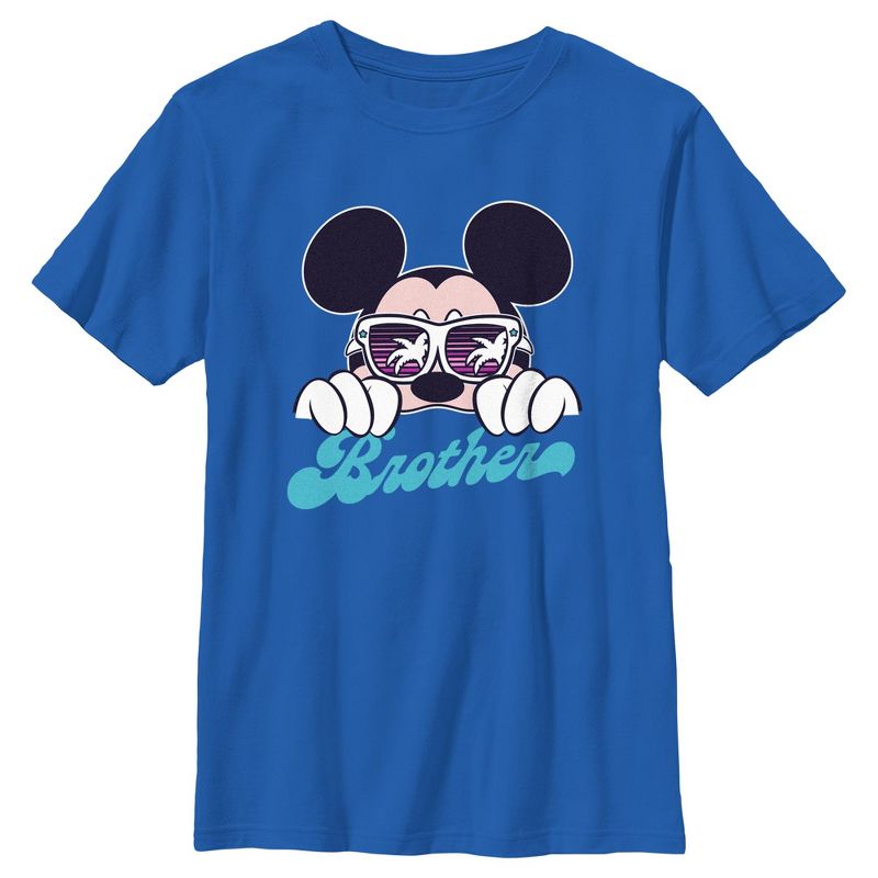 تي شيرت صيفي رائع للأولاد مطبوع عليه ميكي وأصدقاؤه