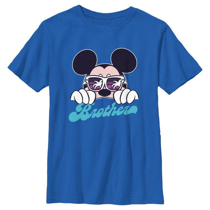 تي شيرت صيفي رائع للأولاد مطبوع عليه ميكي وأصدقاؤه