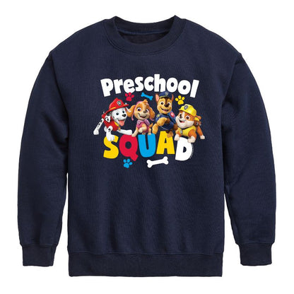Boys' - Paw Patrol - Squad Preschool Graphic Long Sleeve Fleece Sweatshirt