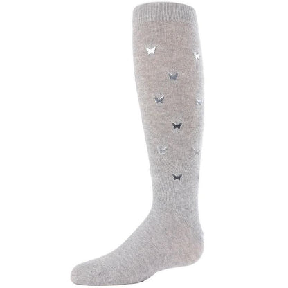 Memoi Fly Sky High Butterfly Girls Cotton Blend Knee Socks