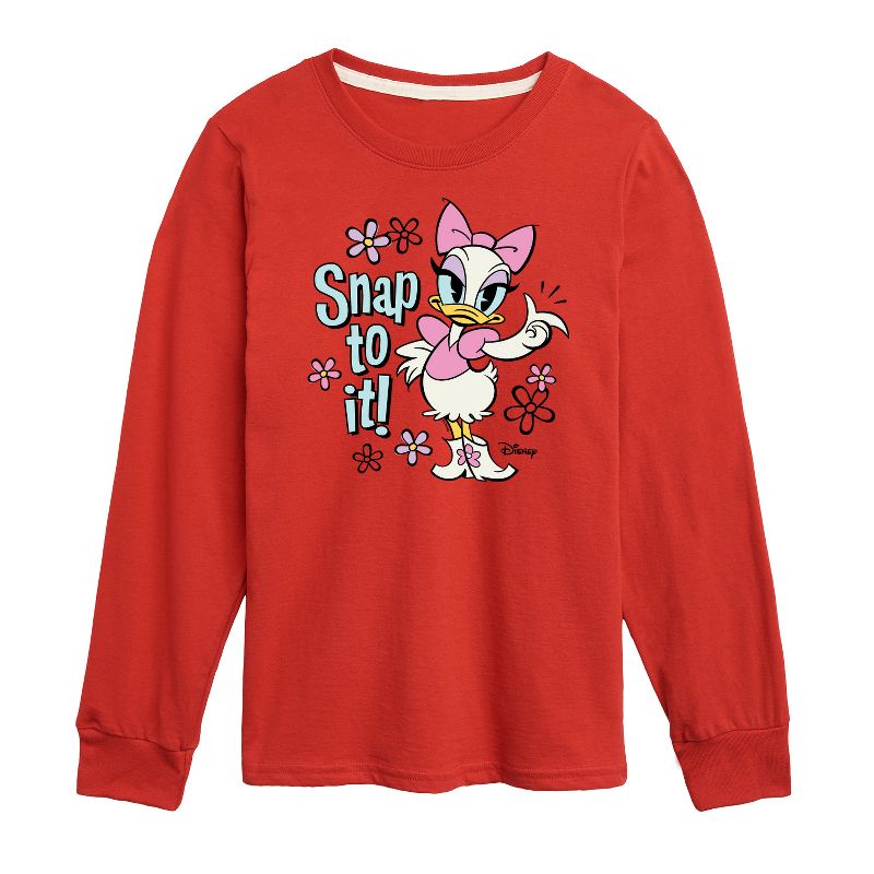 Boys' - Disney - Daisy Duck Long Sleeve Graphic T-Shirt