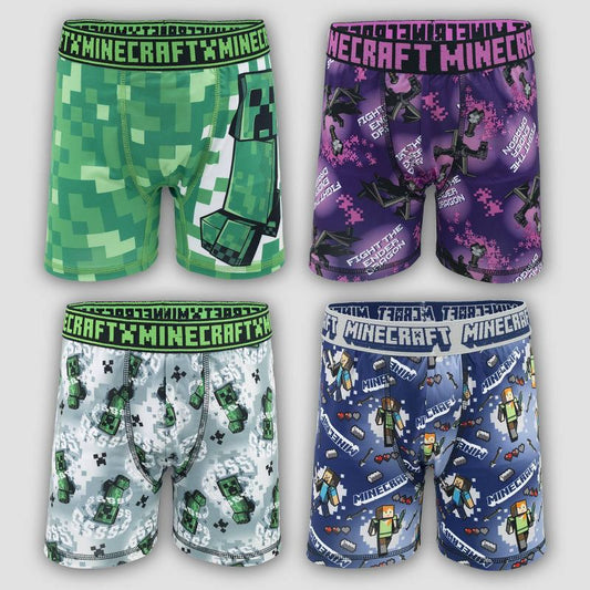 Boys' Minecraft 4pk Underwear