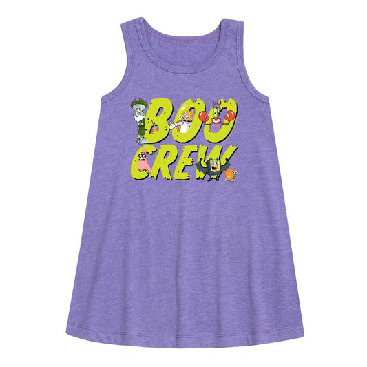 Girls' - SpongeBob SquarePants - Boo Crew Graphic Sleeveless Aline Dress