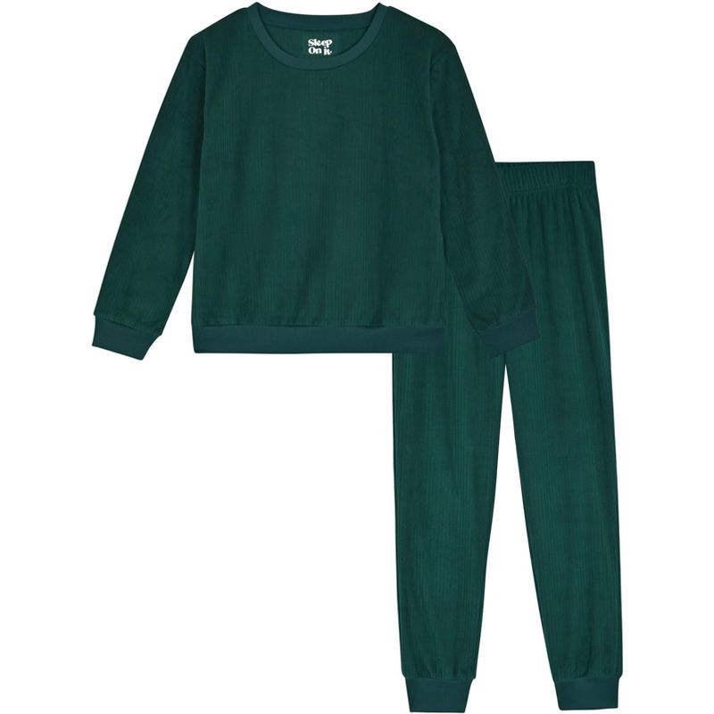 Sleep On It Boys 2-Piece Velour Pajama Set - Toddler Pajamas to Boys Pajama Sets