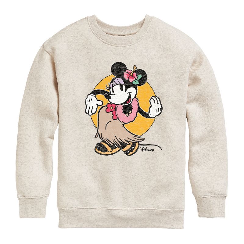 Boys' - Disney - Mickey & Friends Graphic Long Sleeve Fleece Sweatshirt