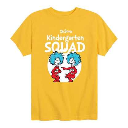 تي شيرت جرافيكي بأكمام قصيرة للأولاد من سلسلة "الشيء 1 الشيء 2" من سلسلة "دكتور سوس"