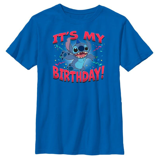 Boy's Lilo & Stitch It's My Birthday Experiment 626 T-Shirt