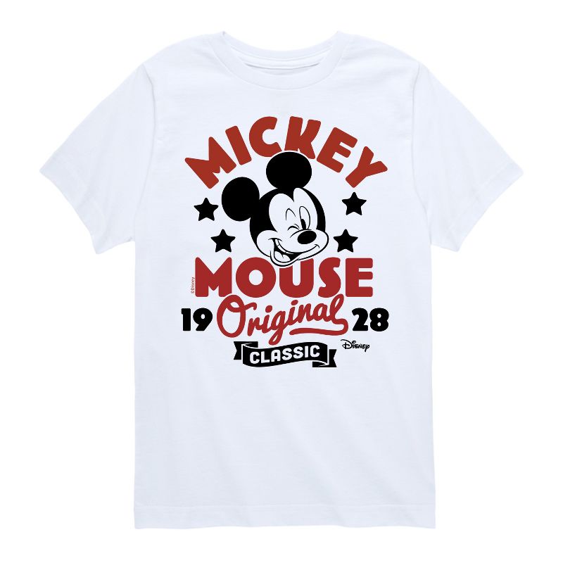 Boys' - Disney - Mickey Mouse Short Sleeve Graphic T-Shirt
