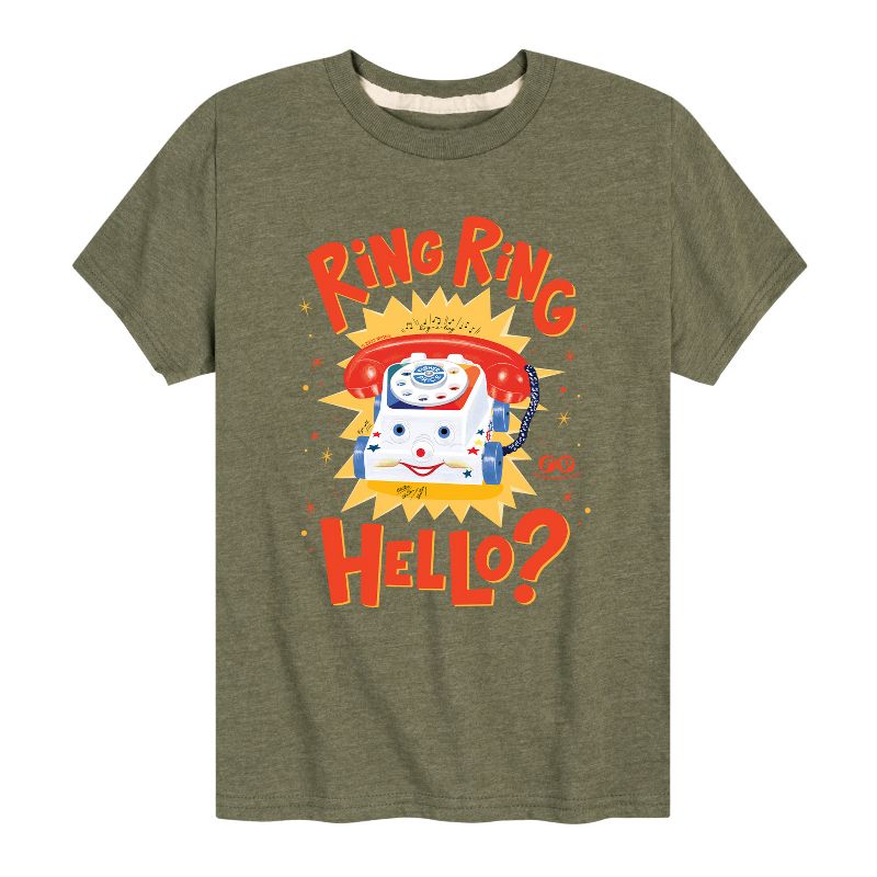 تي شيرت جرافيكي بأكمام قصيرة من فيشر برايس للأولاد - رينغ رينج هالو