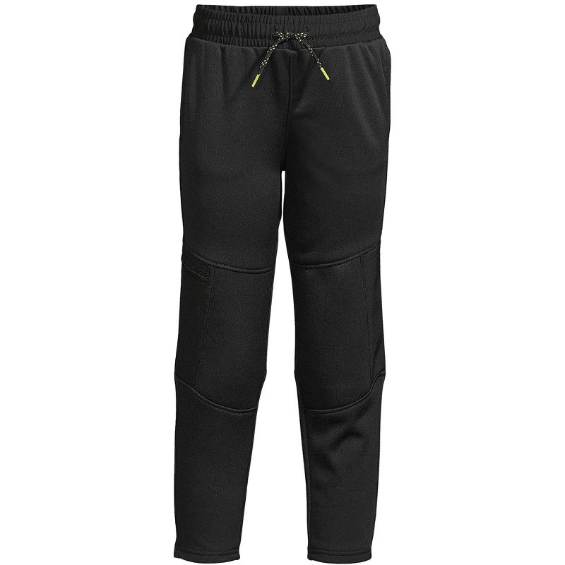 بنطال تريكو من الصوف النشط من Lands' End للأطفال Iron Knee Active Tech