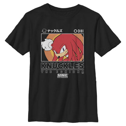 Boys Sonic the Hedgehog Knuckles Portrait T Shirt