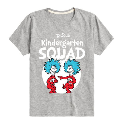 تي شيرت جرافيكي بأكمام قصيرة للأولاد من سلسلة "الشيء 1 الشيء 2" من سلسلة "دكتور سوس"