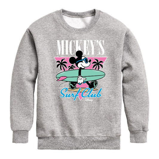 Boys' - Disney - Mickey & Friends Graphic Long Sleeve Fleece Sweatshirt