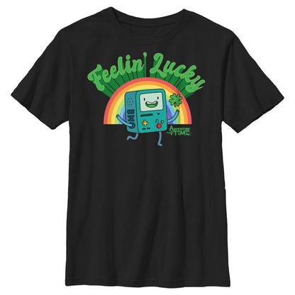 Boy's Adventure Time Feelin' Lucky BMO T-Shirt