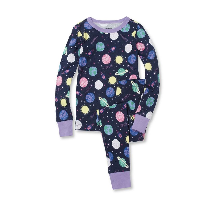 Lands' End Kids Pattern Snug Fit Pajama Set