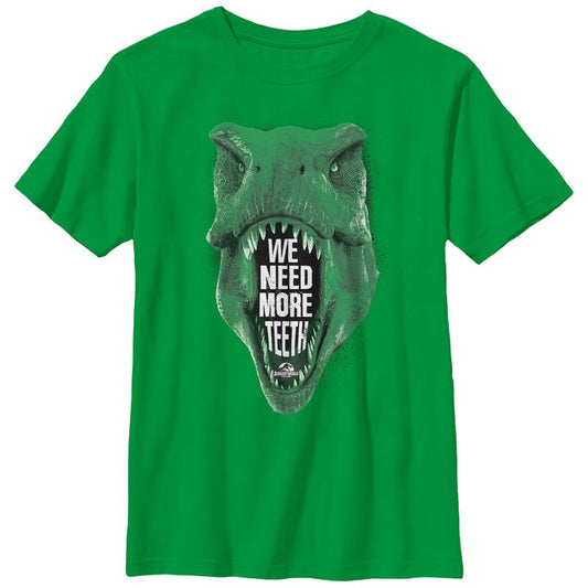 Boy's Jurassic World Need More Teeth T. Rex T-Shirt