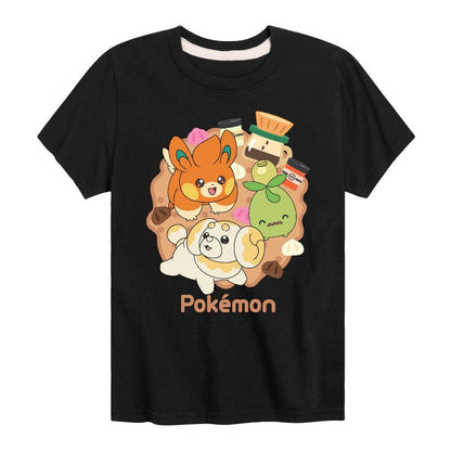 تي شيرت جرافيكي بأكمام قصيرة من مجموعة بوكيمون للأولاد