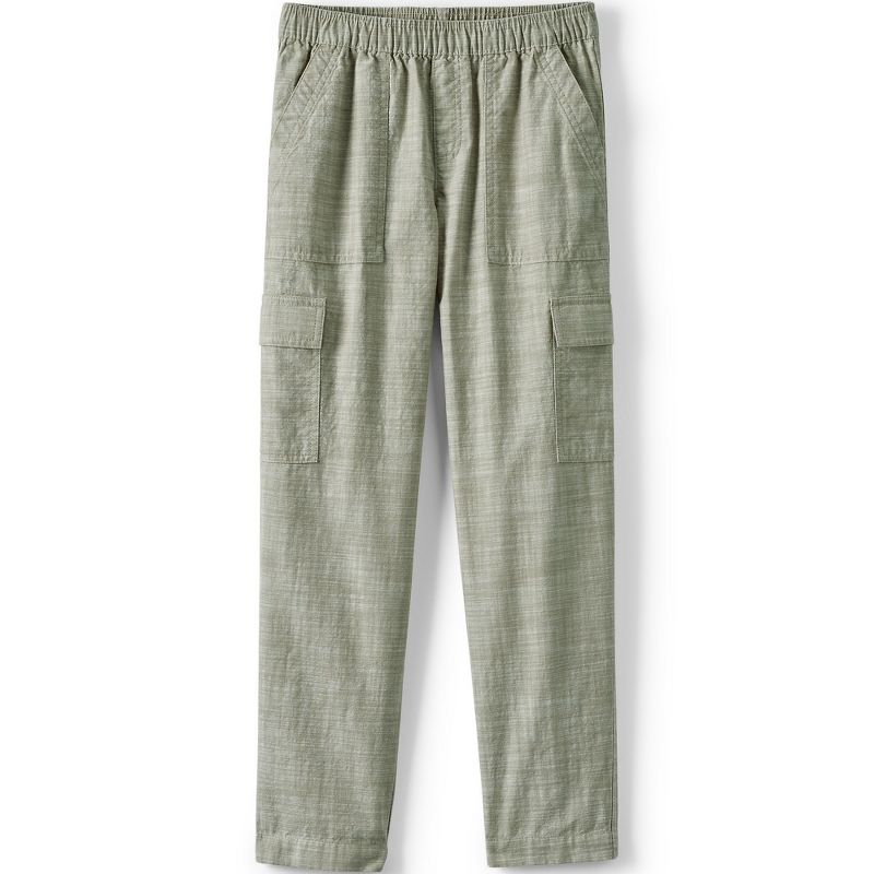 Lands' End Kids Woven Pull On Utility Cargo Pants