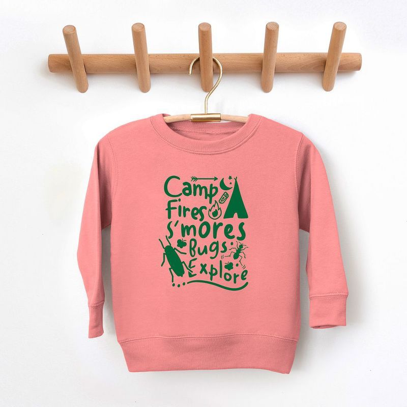 The Juniper Shop Camp Fire S'mores Toddler Graphic Sweatshirt