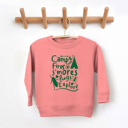 The Juniper Shop Camp Fire S'mores Toddler Graphic Sweatshirt