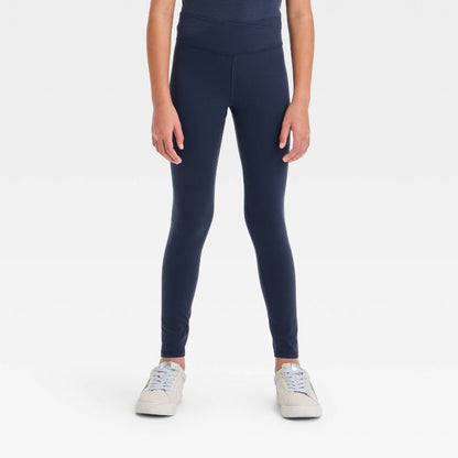 Girls' Everyday Soft Crossover Waistband Leggings - All In Motion™