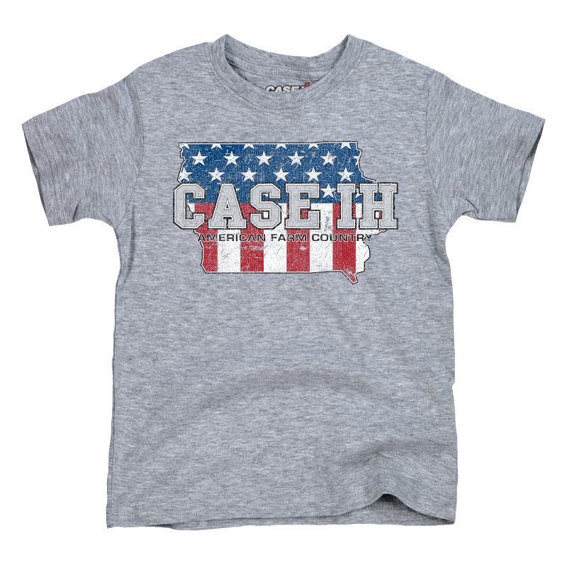Boys' - Case IH - Country Patriotic IA Short Sleeve Graphic T-Shirt