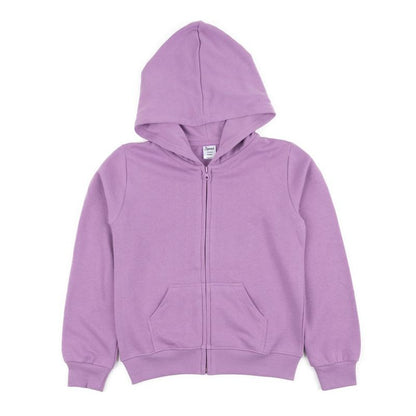Leveret Kids Zipper Classic Solid Color Sweat Hoodie