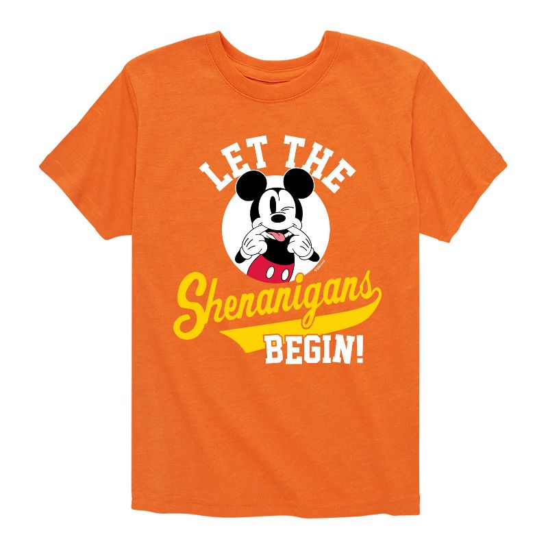 Boys' - Disney - Let The Shenanigans Begin Short Sleeve Graphic T-Shirt