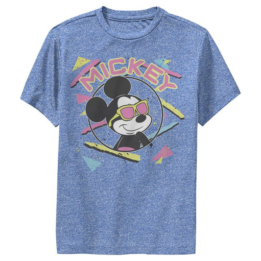 Boy's Mickey & Friends 90s Sunglasses Mickey Performance Tee