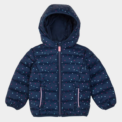 Rokka&Rolla Toddler Little Girls' Light Puffer Jacket Winter Coat