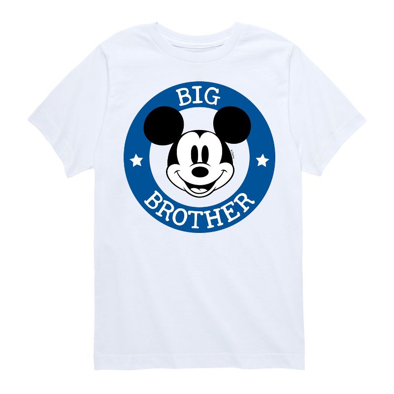 Boys' - Disney - Mickey Big Brother Short Sleeve Graphic T-Shirt