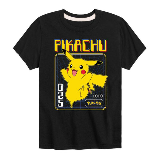 Boys' - Pokémon - Retro Pikachu Short Sleeve Graphic T-Shirt